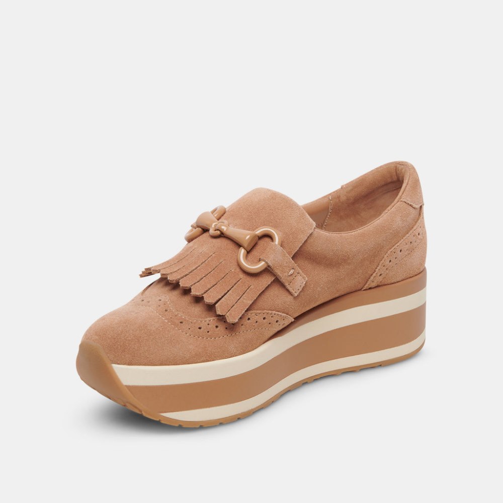 Dolce Vita Jhax Sneakers Toffee Suede