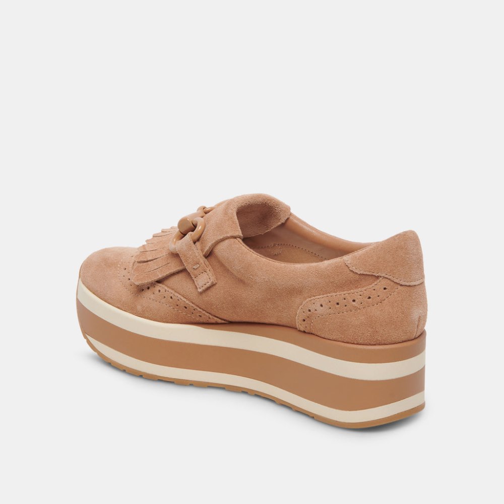 Dolce Vita Jhax Sneakers Toffee Suede