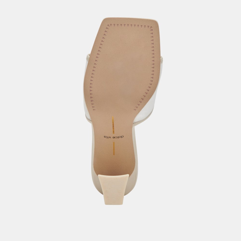 Dolce Vita Narda Heels Ivory Mesh