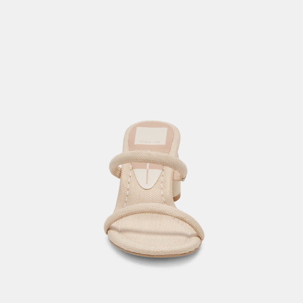 Dolce Vita Mandie Heels Oatmeal Raffia