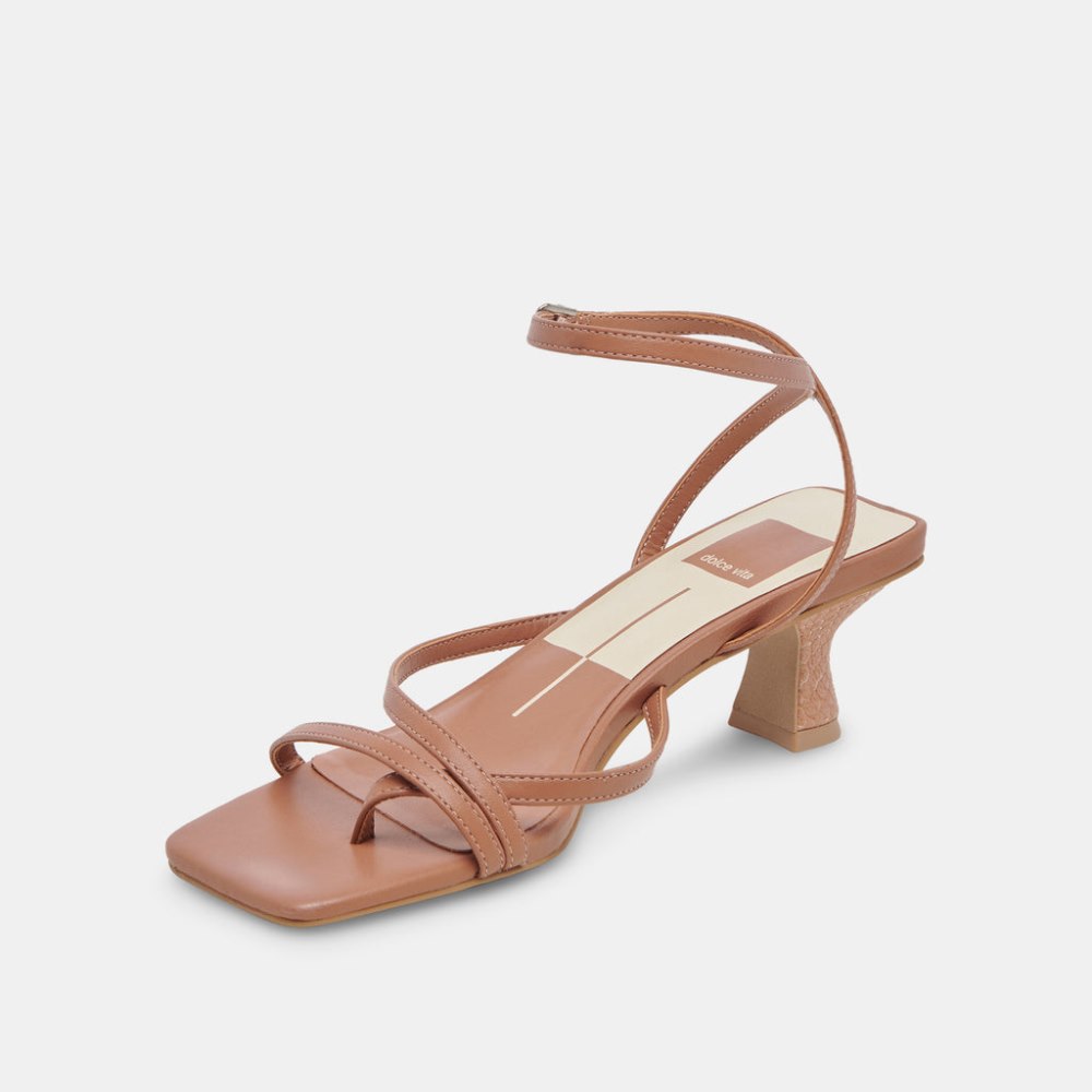 Dolce Vita Baylor Heels Caramel Leather