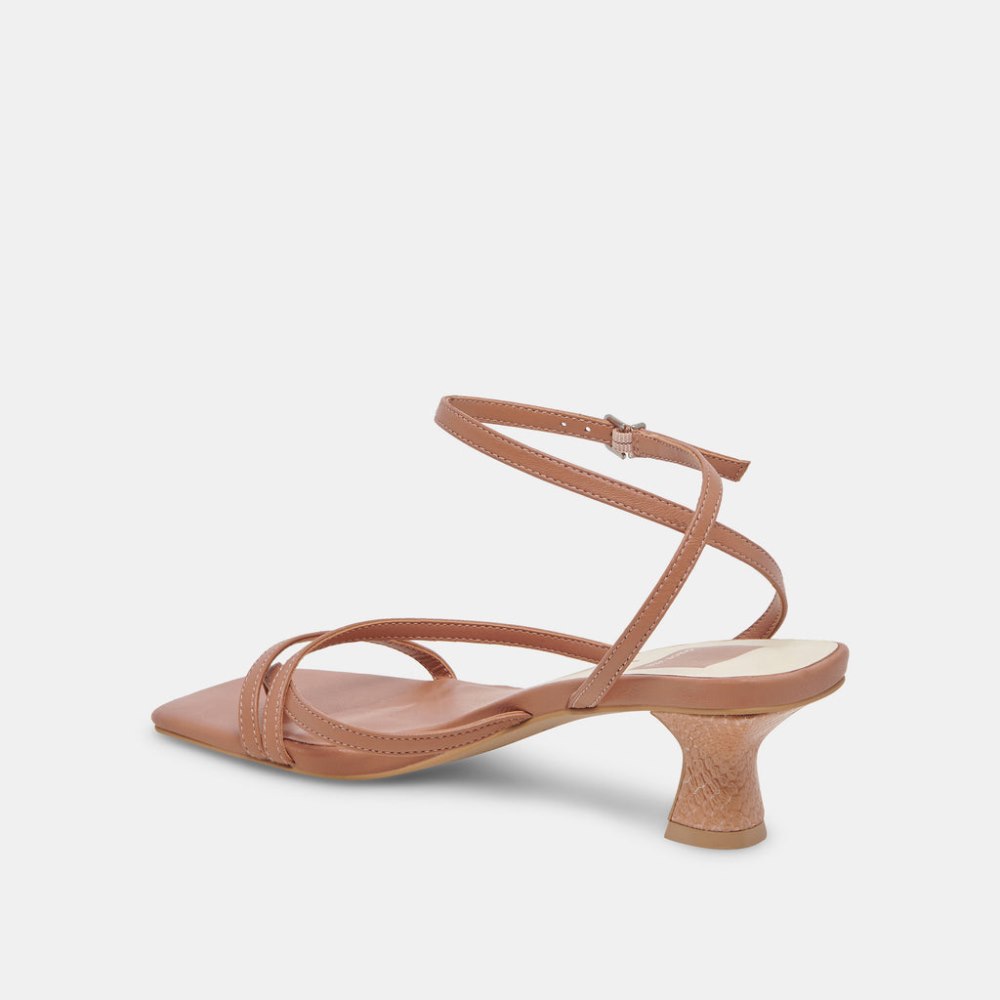 Dolce Vita Baylor Heels Caramel Leather