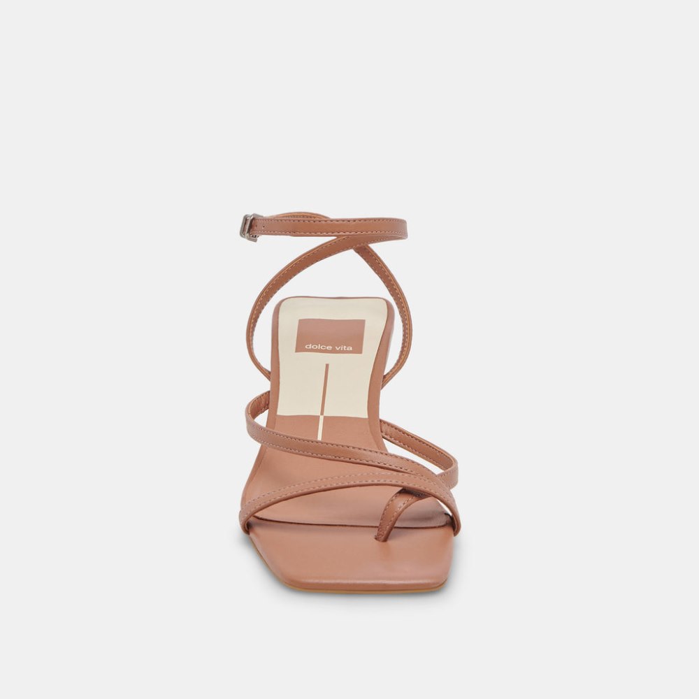 Dolce Vita Baylor Heels Caramel Leather