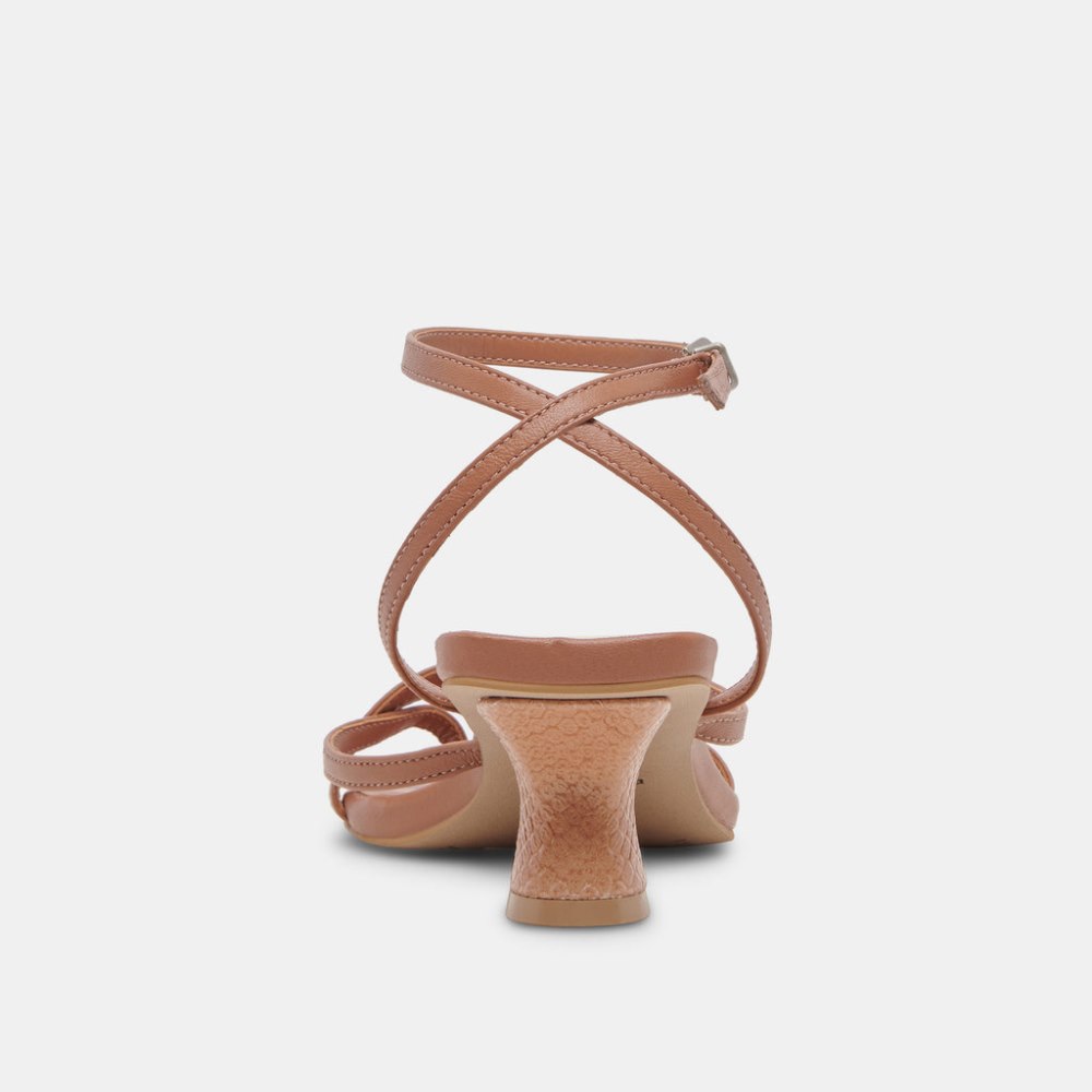 Dolce Vita Baylor Heels Caramel Leather