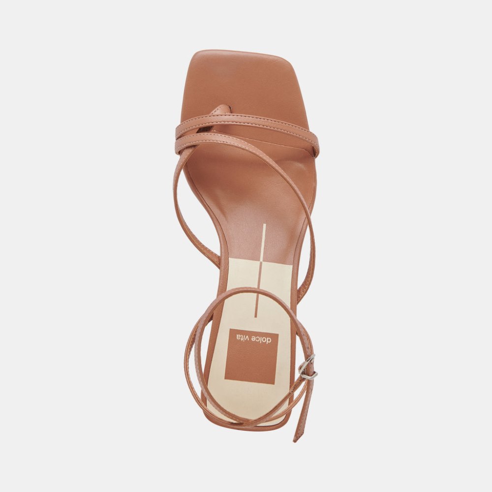 Dolce Vita Baylor Heels Caramel Leather