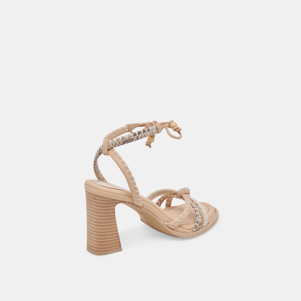 Dolce Vita Gazele Heels Ivory Multi Leather