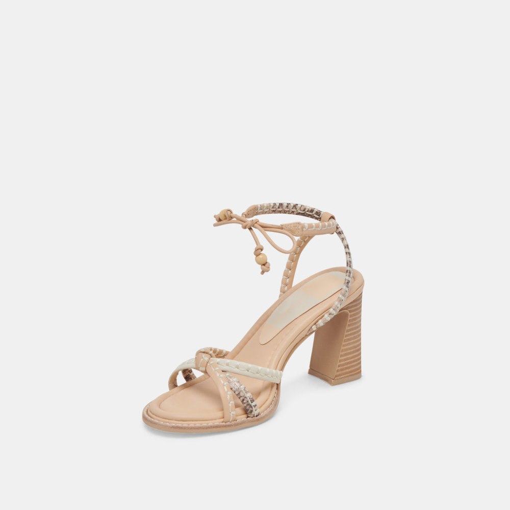 Dolce Vita Gazele Heels Ivory Multi Leather