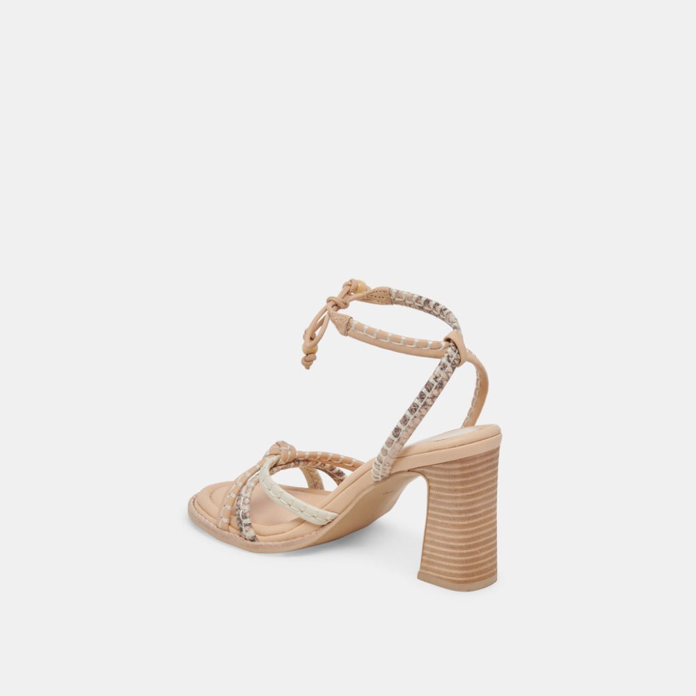 Dolce Vita Gazele Heels Ivory Multi Leather