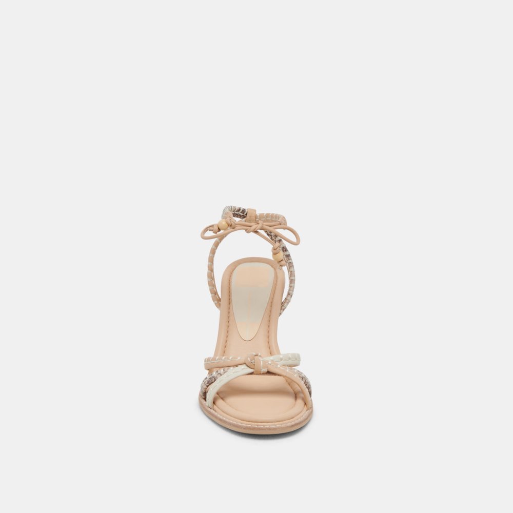 Dolce Vita Gazele Heels Ivory Multi Leather