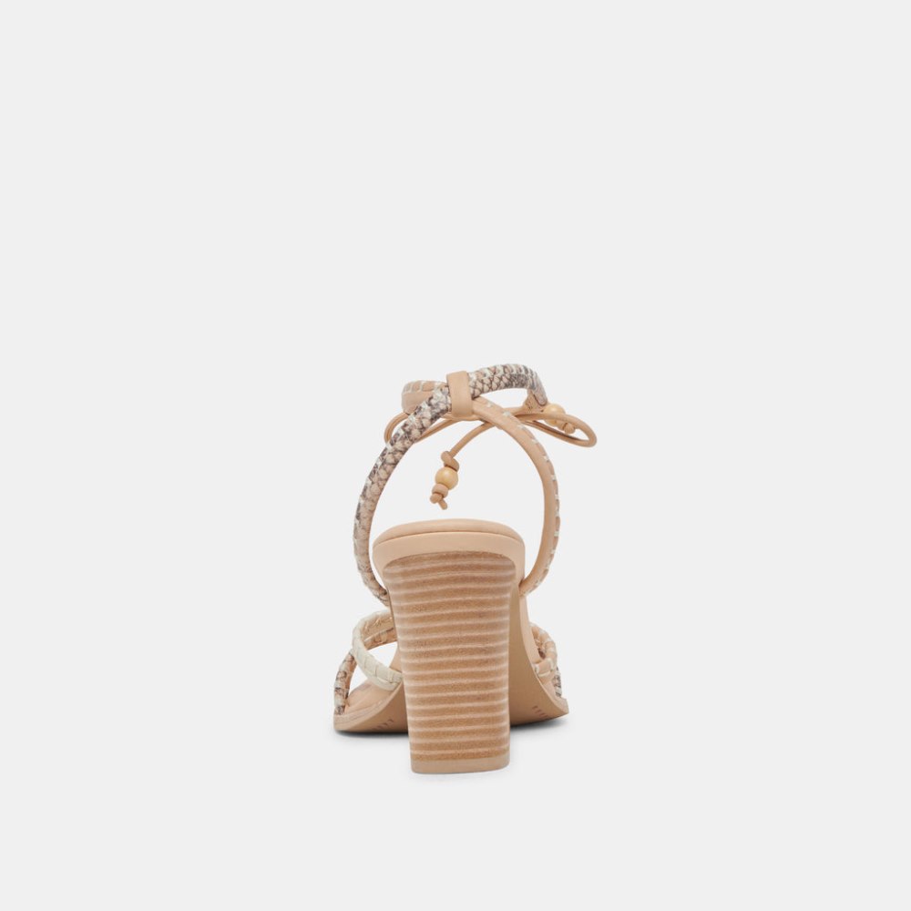 Dolce Vita Gazele Heels Ivory Multi Leather