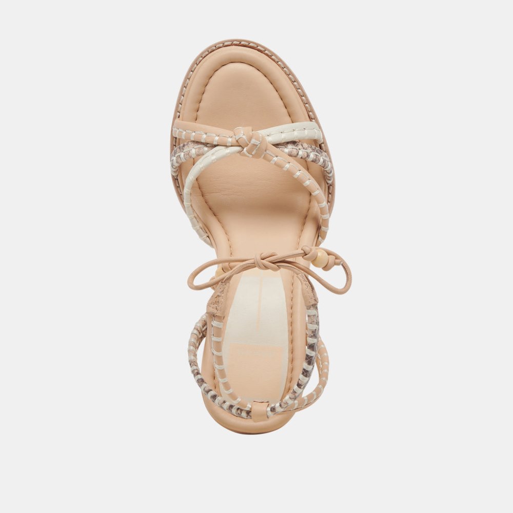 Dolce Vita Gazele Heels Ivory Multi Leather