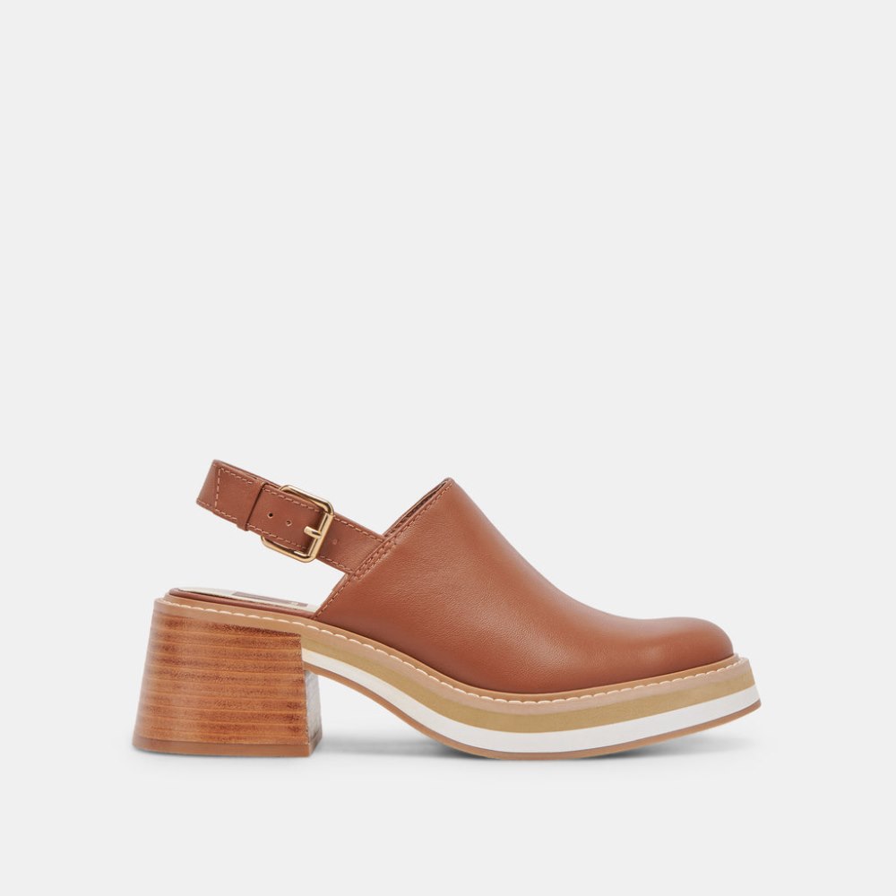 Dolce Vita Haniah Heels Brown Leather