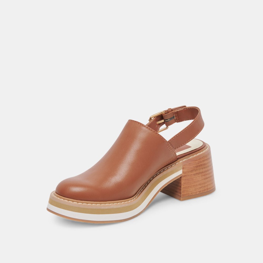 Dolce Vita Haniah Heels Brown Leather