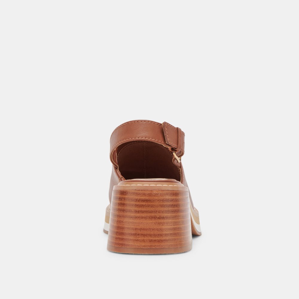Dolce Vita Haniah Heels Brown Leather