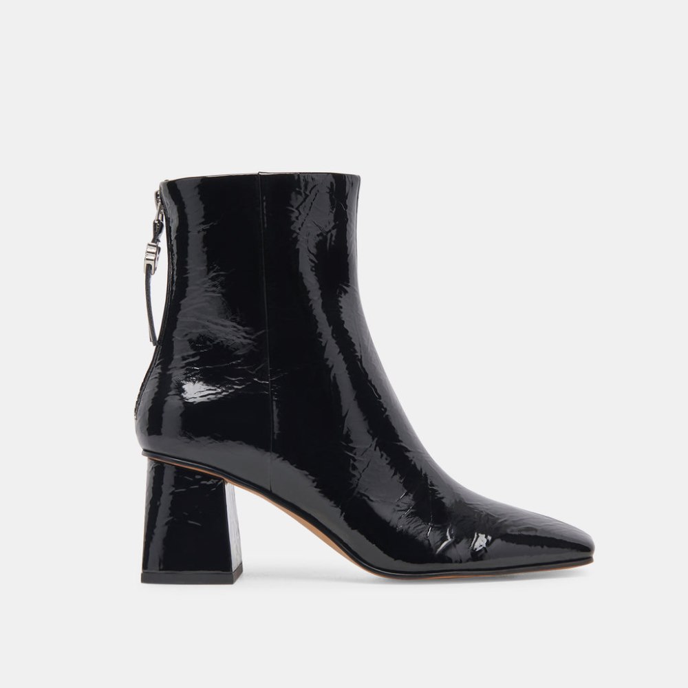 Dolce Vita Fifi H2o Booties Midnight Crinkle Patent