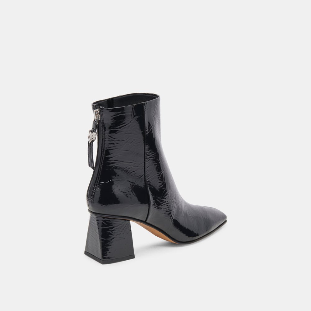 Dolce Vita Fifi H2o Booties Midnight Crinkle Patent