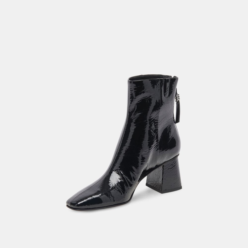 Dolce Vita Fifi H2o Booties Midnight Crinkle Patent