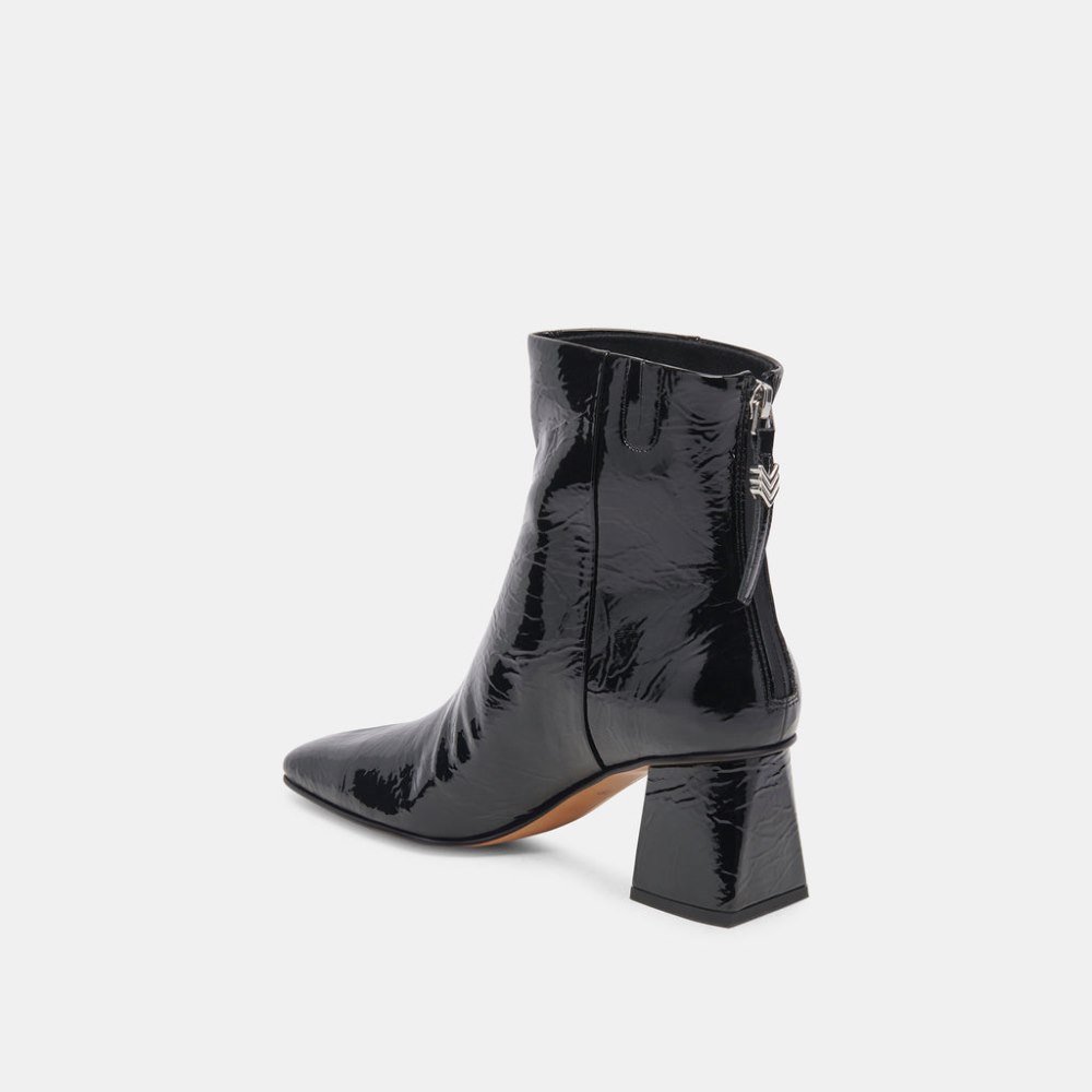 Dolce Vita Fifi H2o Booties Midnight Crinkle Patent