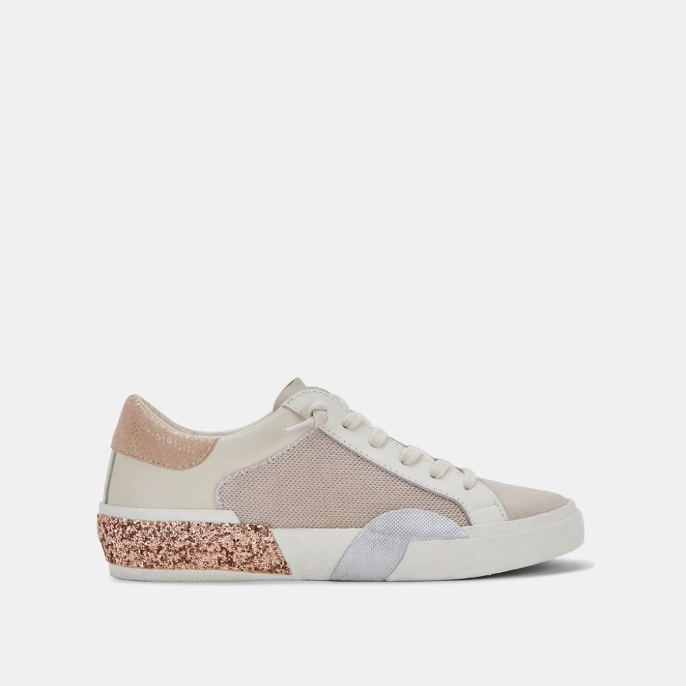 Dolce Vita Zina Sneakers Light Gold Mesh