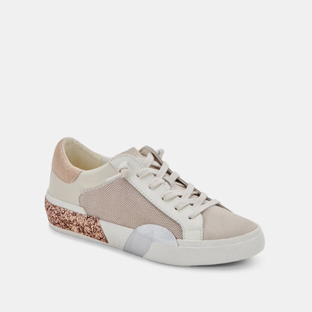 Dolce Vita Zina Sneakers Light Gold Mesh