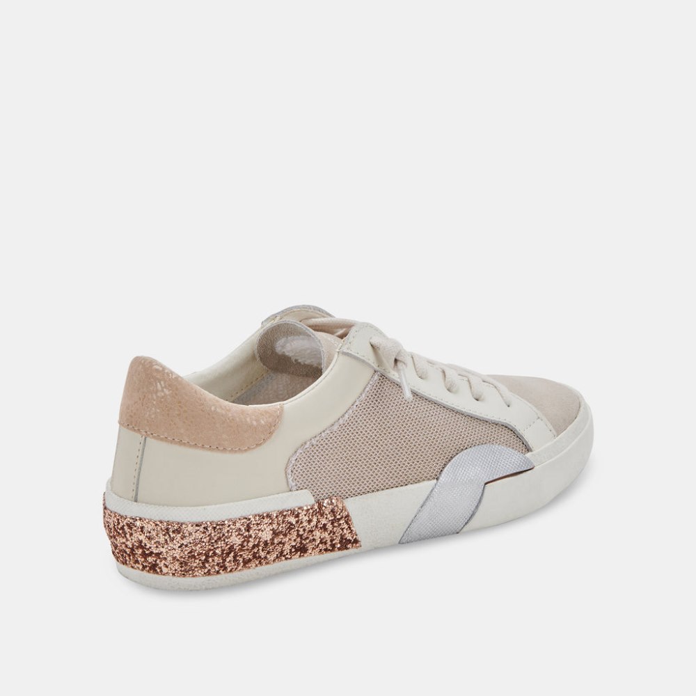 Dolce Vita Zina Sneakers Light Gold Mesh