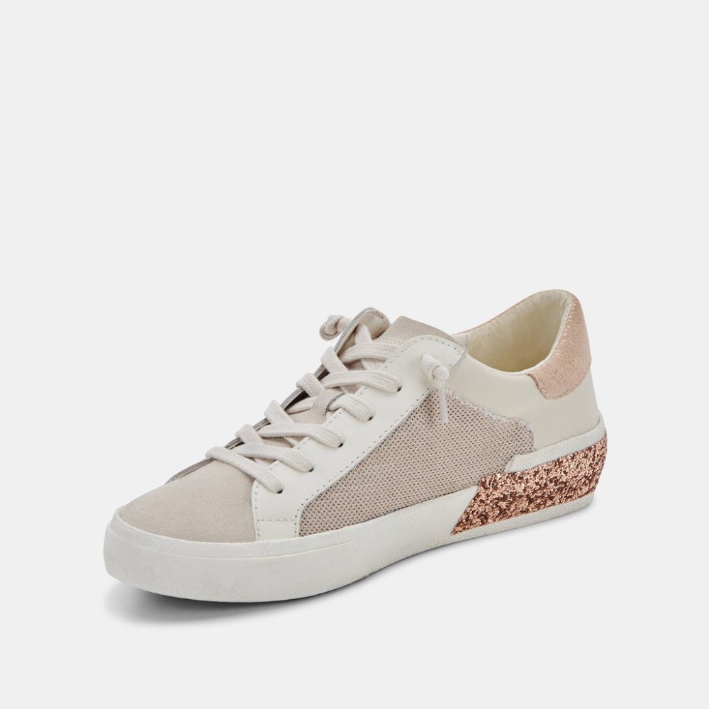 Dolce Vita Zina Sneakers Light Gold Mesh