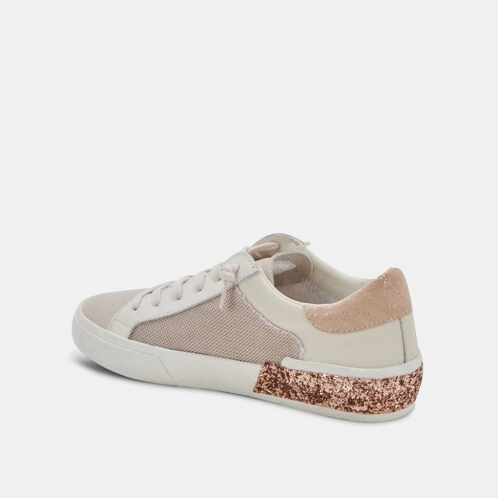 Dolce Vita Zina Sneakers Light Gold Mesh