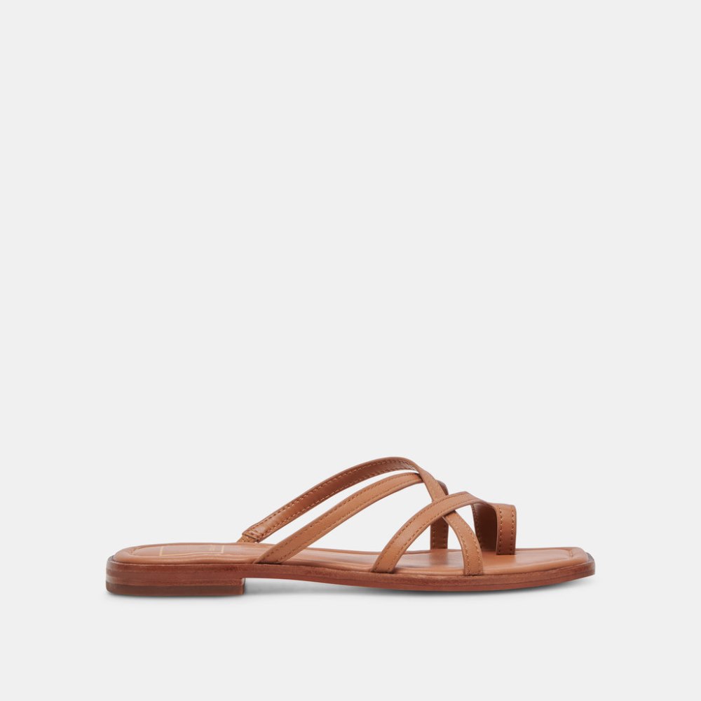 Dolce Vita Indigo Sandals Brown Leather