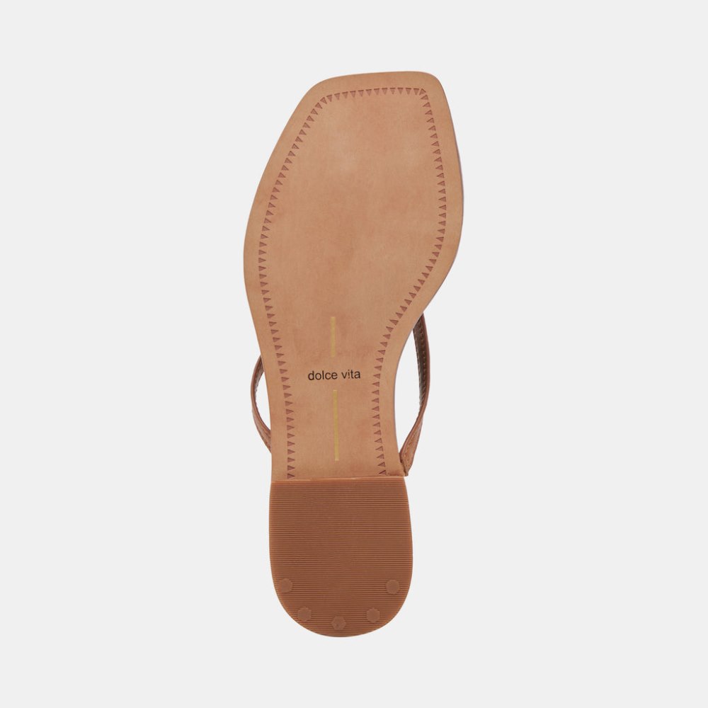 Dolce Vita Indigo Sandals Brown Leather