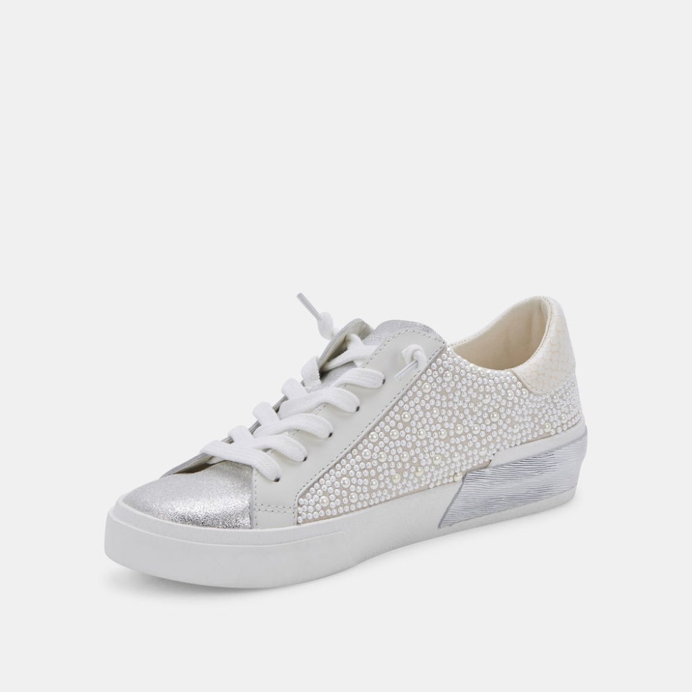 Dolce Vita Zina Pearl Sneakers Vanilla Pearls