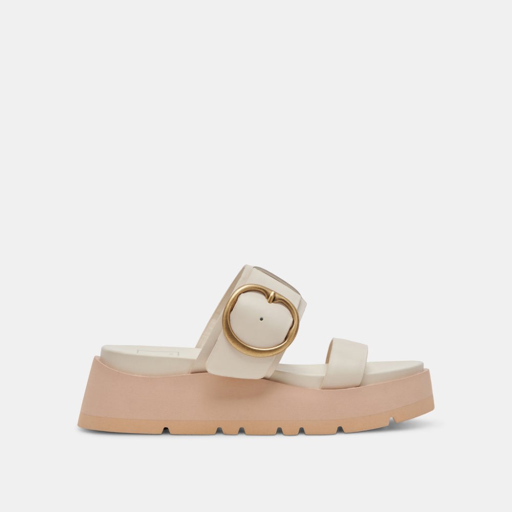 Dolce Vita Dex Sandals Ivory Leather