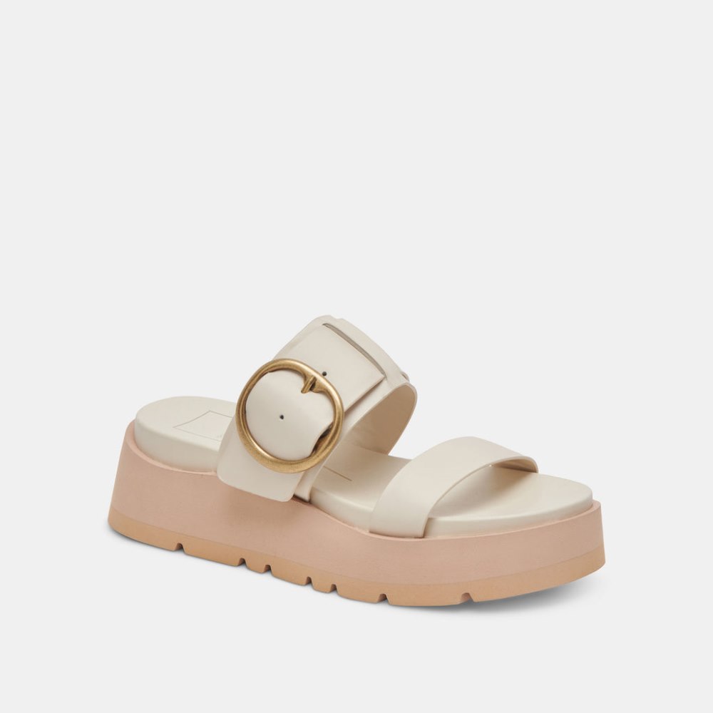 Dolce Vita Dex Sandals Ivory Leather