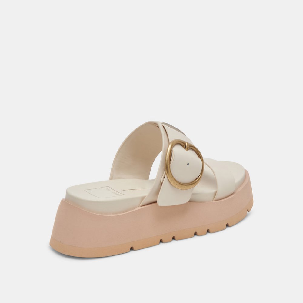 Dolce Vita Dex Sandals Ivory Leather