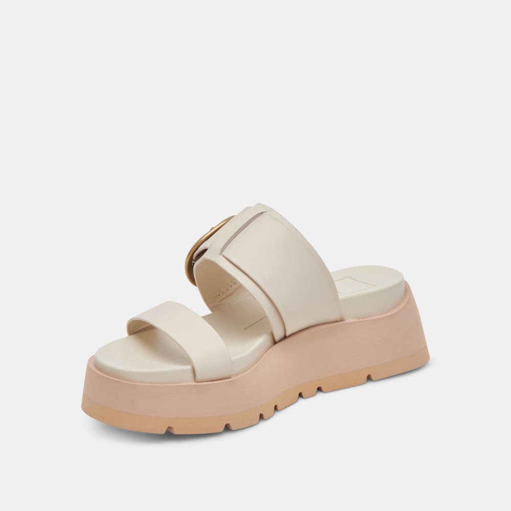 Dolce Vita Dex Sandals Ivory Leather