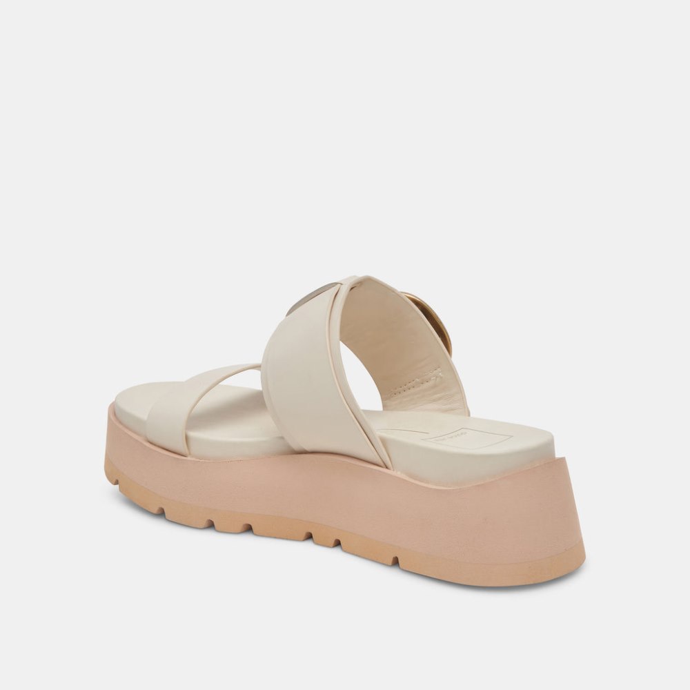 Dolce Vita Dex Sandals Ivory Leather