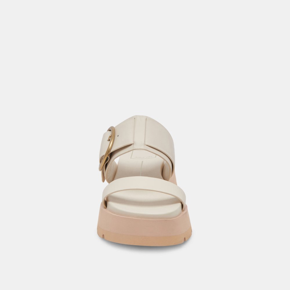 Dolce Vita Dex Sandals Ivory Leather