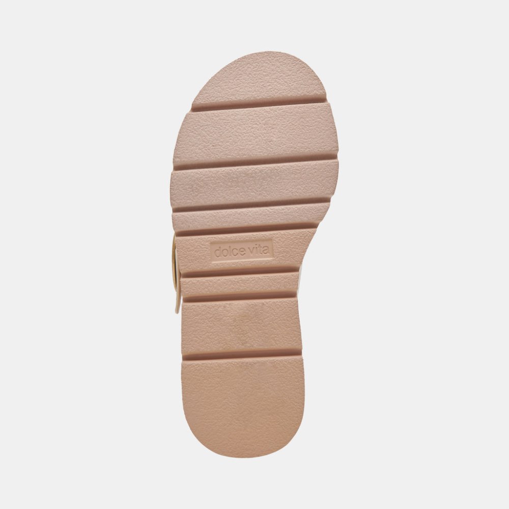 Dolce Vita Dex Sandals Ivory Leather