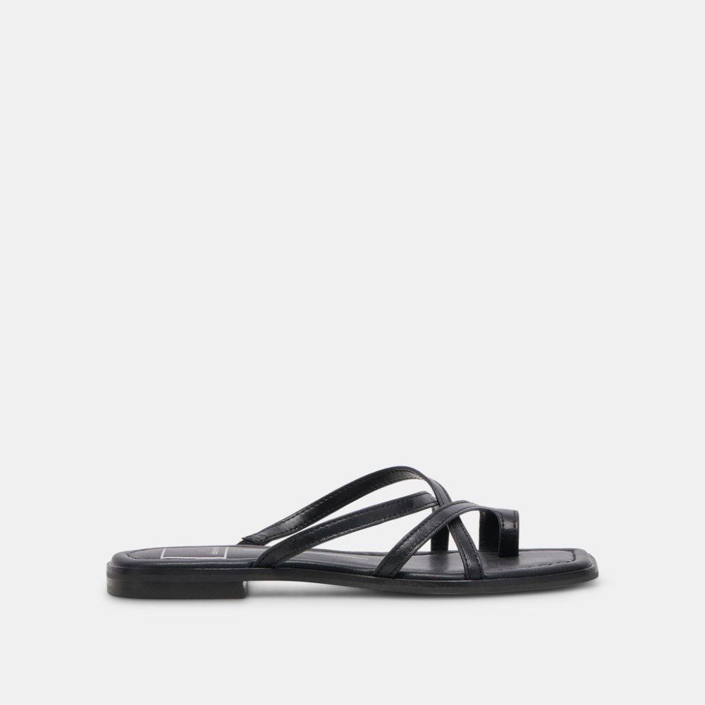 Dolce Vita Indigo Sandals Black Leather