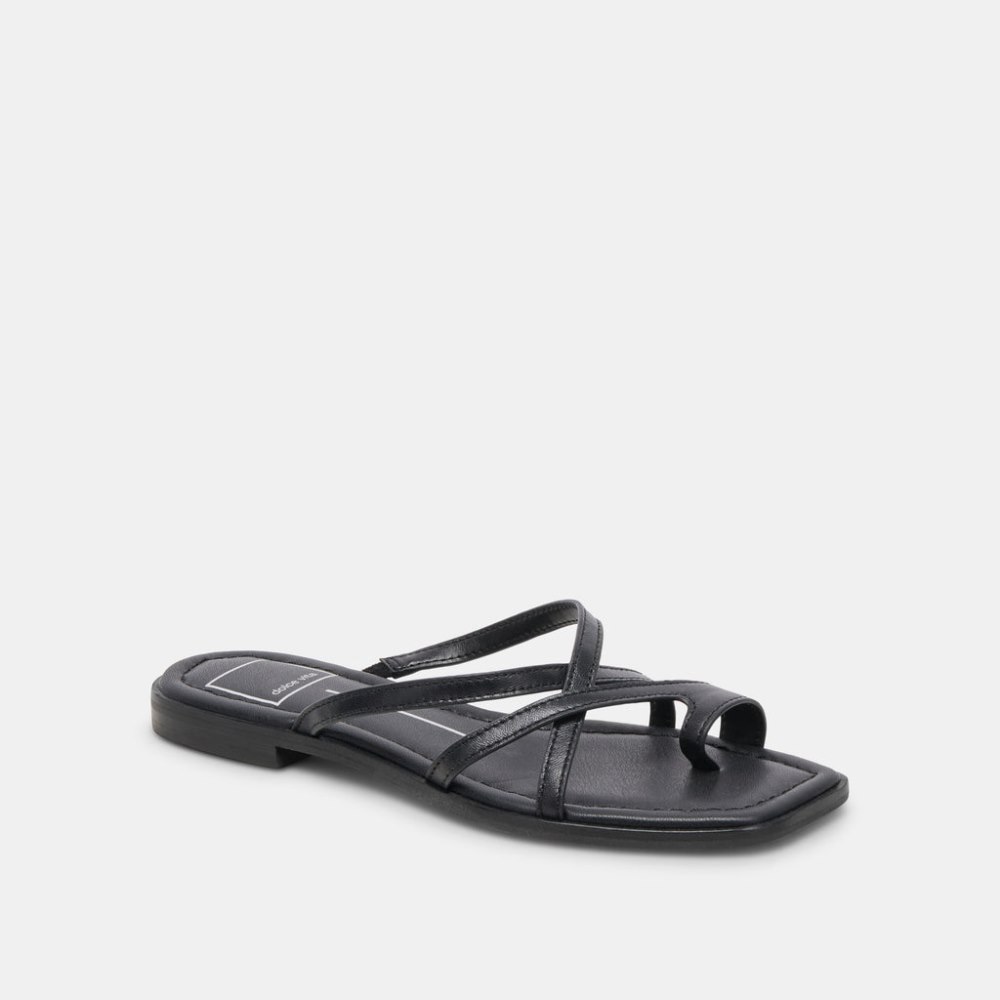 Dolce Vita Indigo Sandals Black Leather