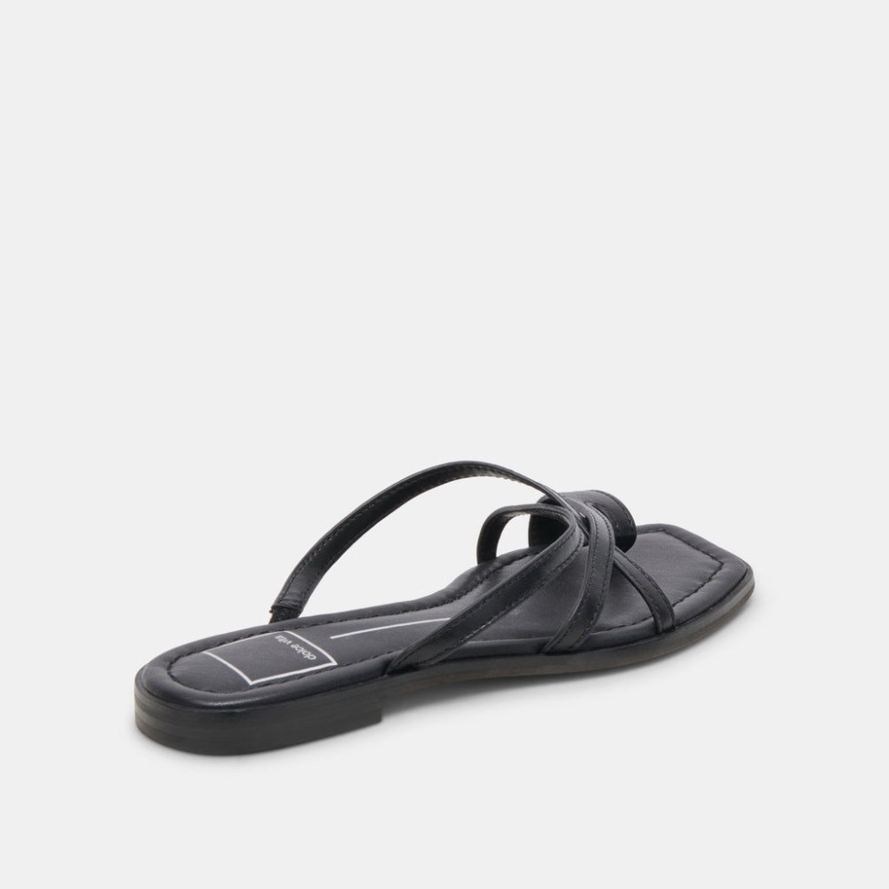 Dolce Vita Indigo Sandals Black Leather