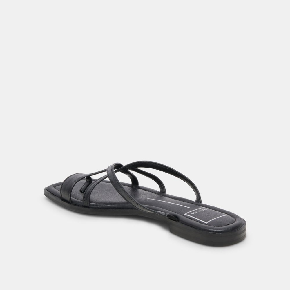 Dolce Vita Indigo Sandals Black Leather