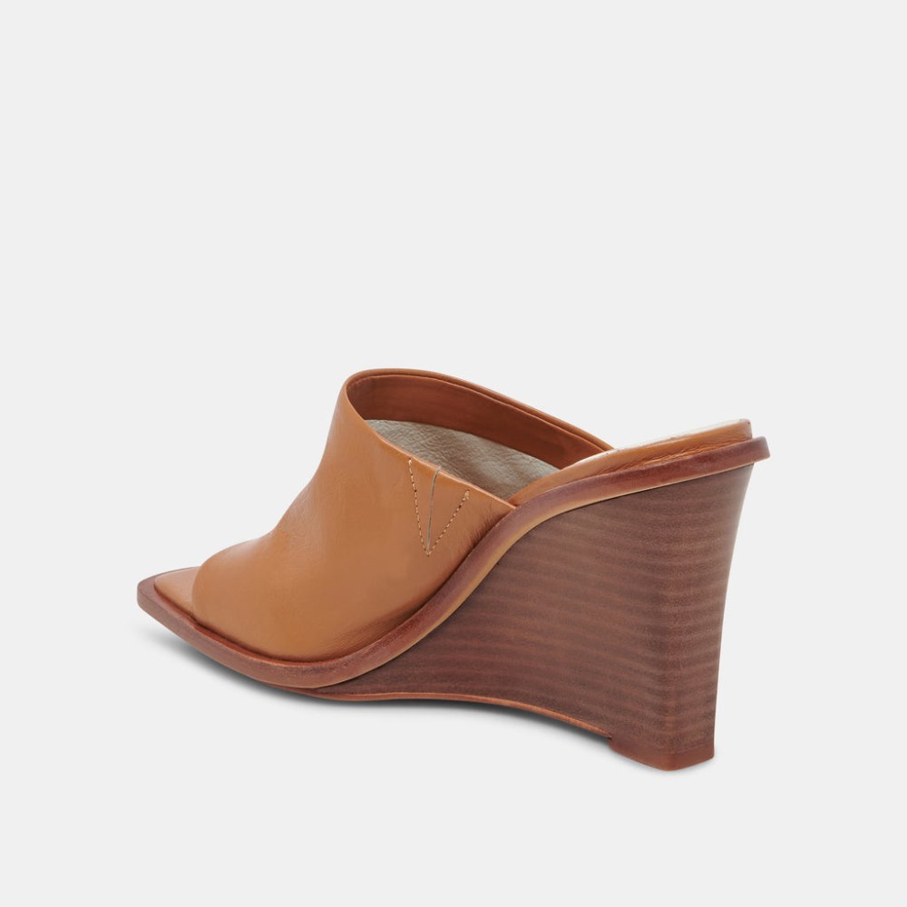 Dolce Vita Gilded Wedges Acorn Leather
