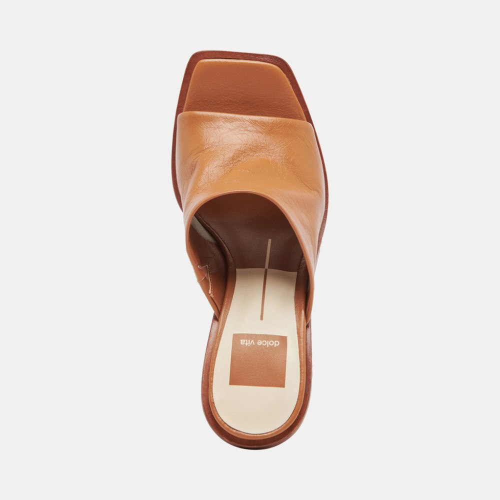 Dolce Vita Gilded Wedges Acorn Leather