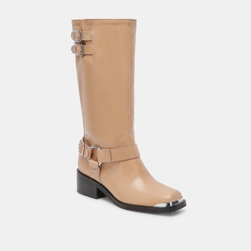 Dolce Vita Evi Boots Camel Leather