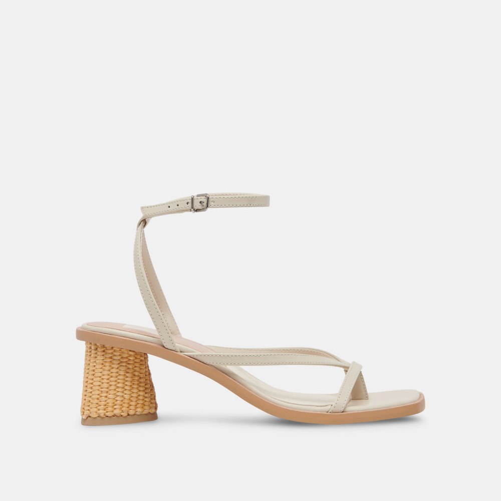 Dolce Vita Banita Sandals Ivory Leather
