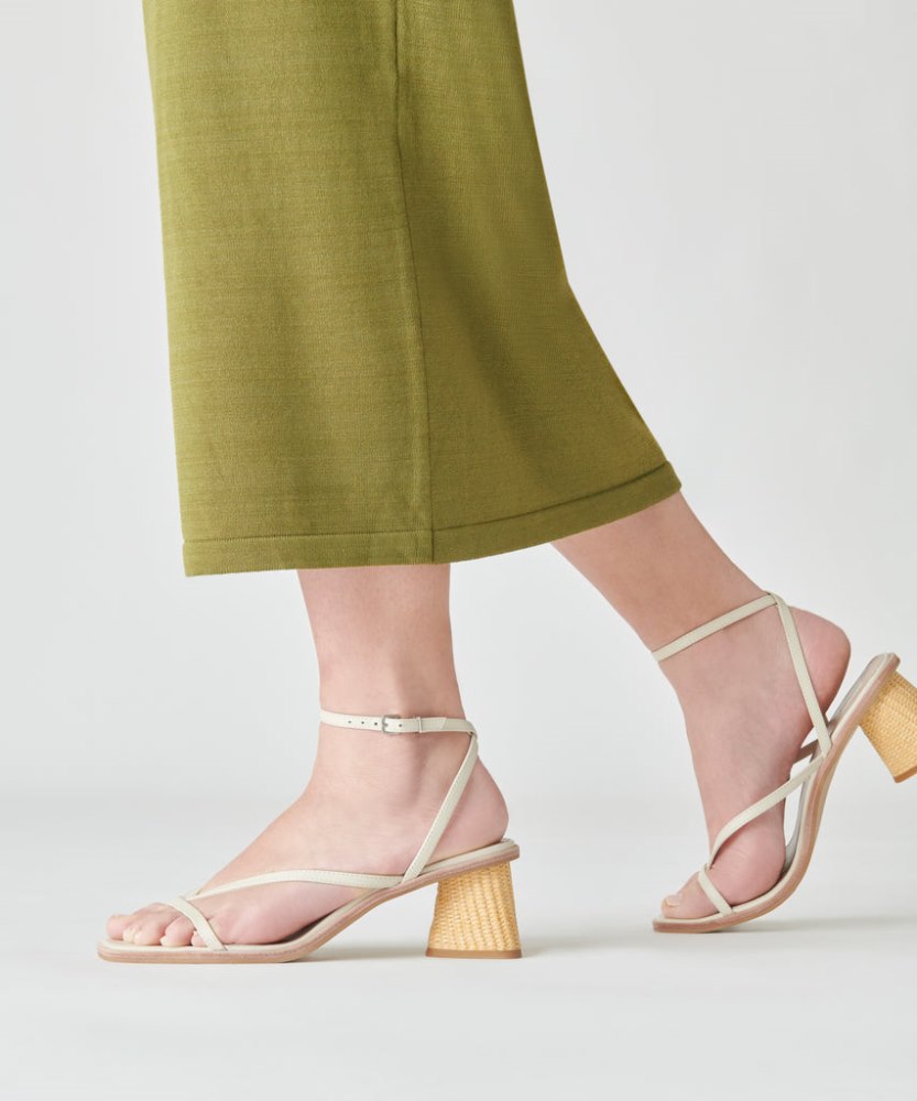 Dolce Vita Banita Sandals Ivory Leather