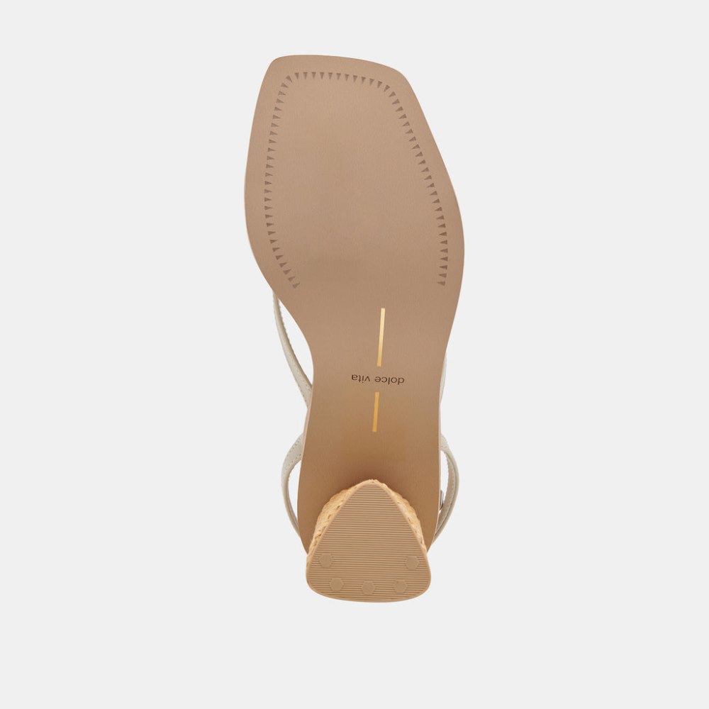 Dolce Vita Banita Sandals Ivory Leather
