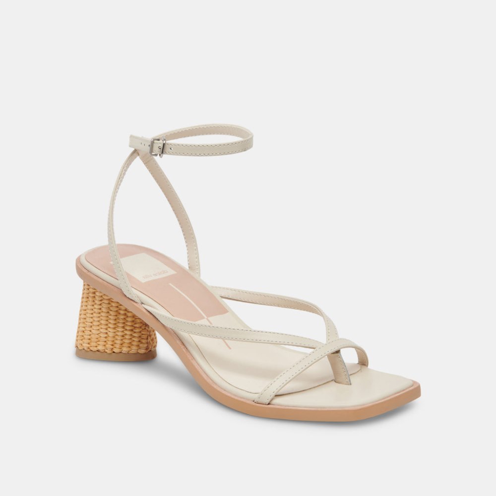 Dolce Vita Banita Sandals Ivory Leather
