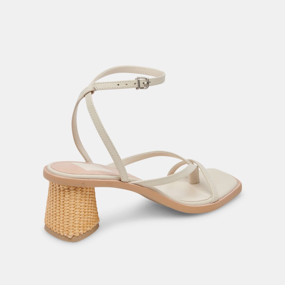 Dolce Vita Banita Sandals Ivory Leather