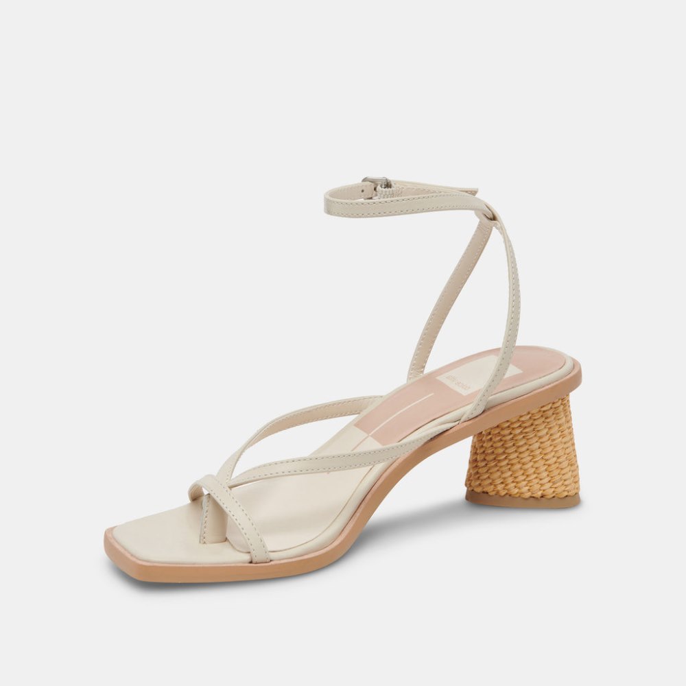 Dolce Vita Banita Sandals Ivory Leather